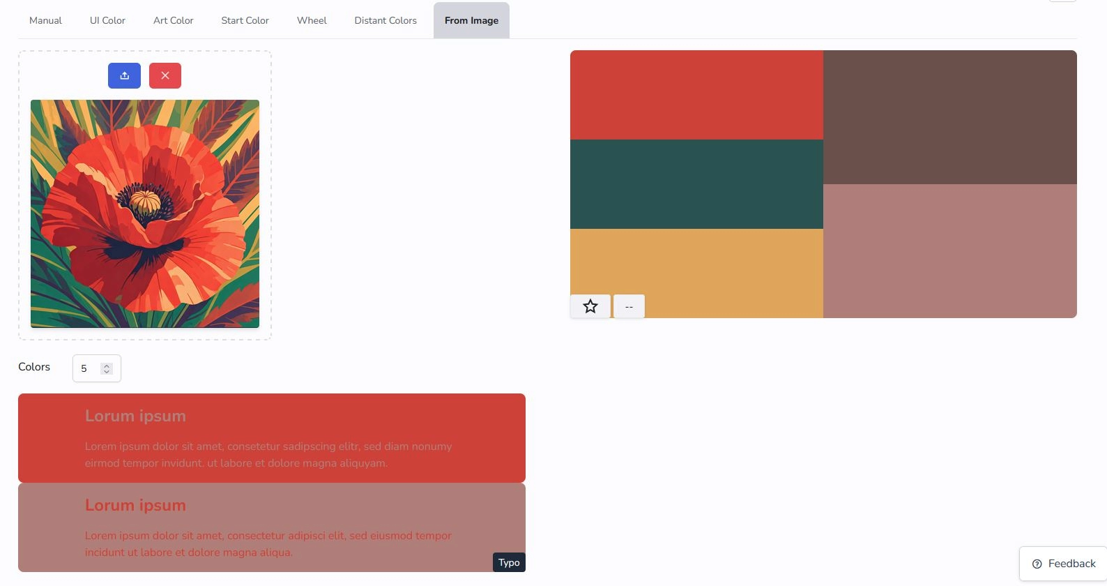 Palette create Tool