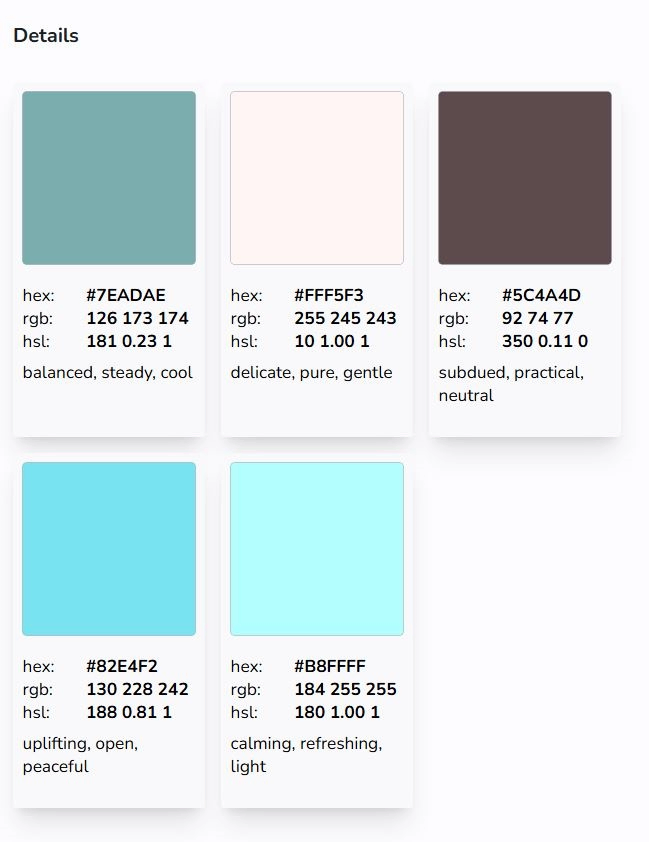 Patches, color values and tag information