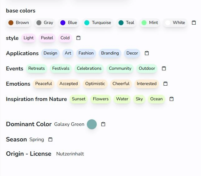 Naraative and Appraisal (for the palette)